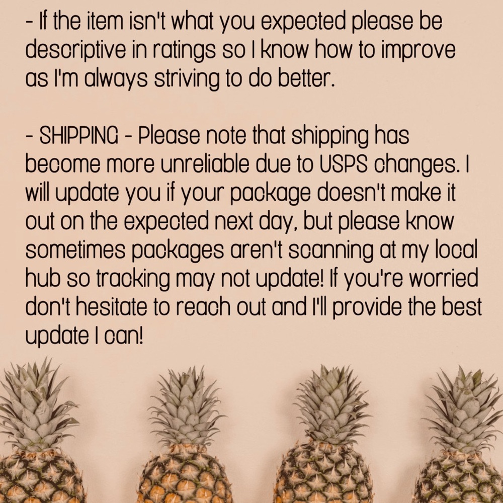 Please Read ✨ - Picture 3 of 3
